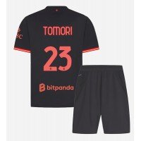 Stroje piłkarskie AC Milan Fikayo Tomori #23 Koszulka Trzeciej dla dzieci 2026-27 Krótki Rękaw (+ szorty)